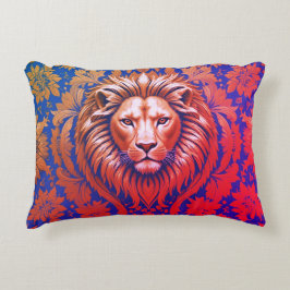 花ライオン30 x 40グレードA綿 アクセントクッション