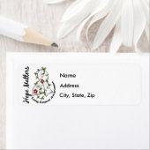 花リボン4 Hope Matters Lung Cancer ラベル (インサイチュ)