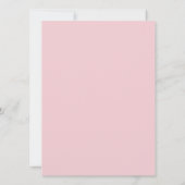 花リース |バプテスマ招待状 招待状 (裏面)