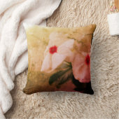 花レトロフォトスロークッション41 cm x 41 cm クッション (ブランケット)