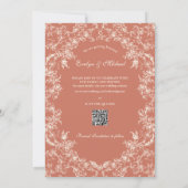 花ロマンス シノワズリー クラシック ボヘミアンコーラル セーブザデート (裏面)