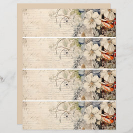 花ヴィンテージコラージュ1