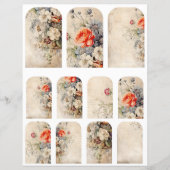 花ヴィンテージコラージュ1b 4 / 4 (正面)