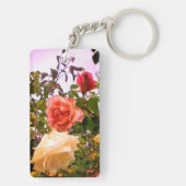 花三色 キーホルダー (裏面)