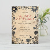 花不気味子ハローウィンパーティ 招待状 (スタンド正面)