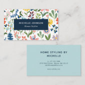 花予測できな模様 名刺 (正面/裏面)