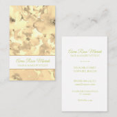 *~*花人気がある柄シッガーリーク美しい 名刺 (正面/裏面)