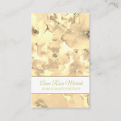 *~*花人気がある柄シッガーリーク美しい 名刺 (正面)