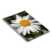 花人気がある白かわいらしデイジー写真 ノートブック (右側)