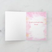 花付きのバレンタイン・ハート シーズンカード (内部)