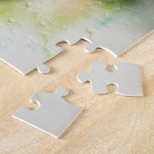 花付きガラス花瓶 ジグソーパズル (側面)