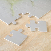 花付きガラス花瓶 ジグソーパズル (側面)