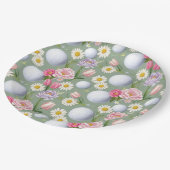 花付きゴルフボール ペーパープレート (アングル)