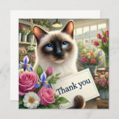 花付きサンキューカード (正面/裏面)