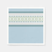 花付きデザイナー スタンダードカクテルナプキン (正面)