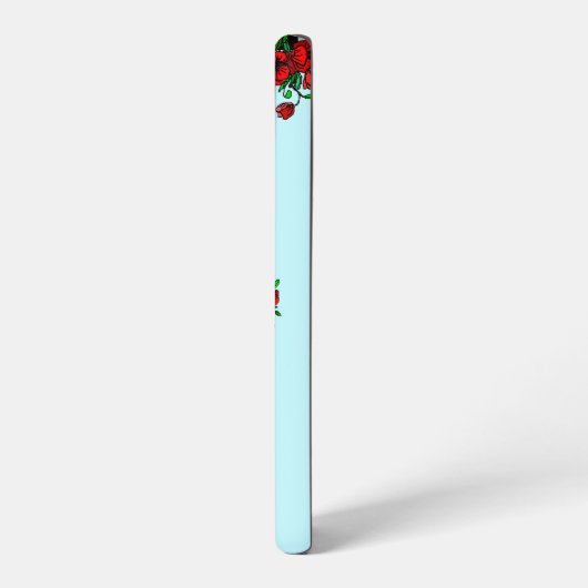 花付きバイクギフトサムスンギャラクシーケース SAMSUNG GALAXYケース (左側面)