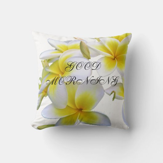 花付きパイロー クッション (正面)