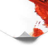 花付きパップ – アートプリント ポスター (角)