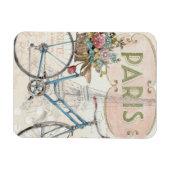 花付きパリバイク マグネット (横)