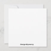 花付きフラットカード (裏面)