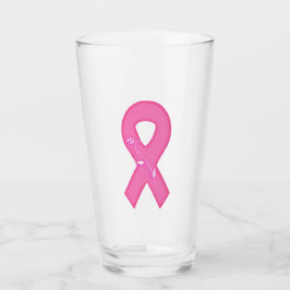 花付き乳がん認識度リボン タンブラーグラス