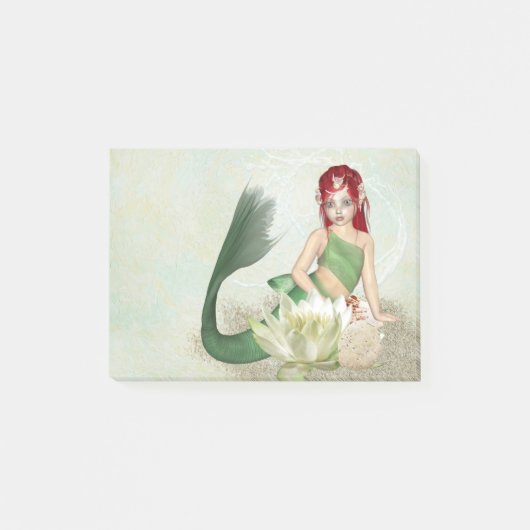 花付き人魚 ポストイット (正面)