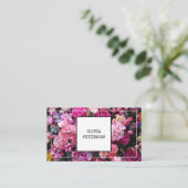 花付き名刺。 名刺 (スタンド正面)