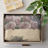 花付き女性ティッシュペーパー 薄葉紙 (ギフト)