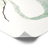 花付き女性 ポスター (角)