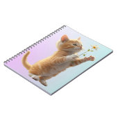 花付き子猫 ノートブック (左側)