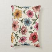 花付き枕 アクセントクッション (裏面(縦))