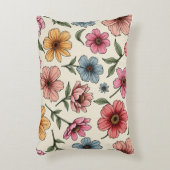 花付き枕 アクセントクッション (正面(垂直))