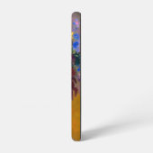 花付き白い花瓶オディロン・リドン SAMSUNG GALAXYケース (左側面)
