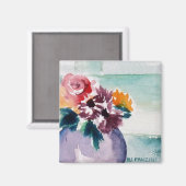 花付き磁石 マグネット (正面/裏面)