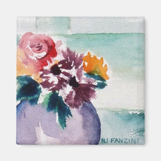 花付き磁石 マグネット (正面)