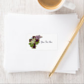 花付き紫色の十字 ラベル (インサイチュ)