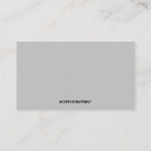 花付き編集可能ガラスお願い患者カード 名刺 (裏面)