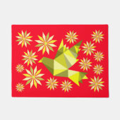 花付き自然愛好家への贈り物 ドアマット (正面)