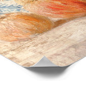 花付き花瓶,コーヒーポットとフルーツ,ファンゴッホ ポスター (角)