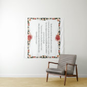 花付き詩編1縁ど タペストリー (インサイチュ(横))