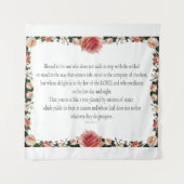 花付き詩編1縁ど タペストリー (正面)