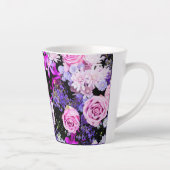 花付き カフェラテマグ (右)