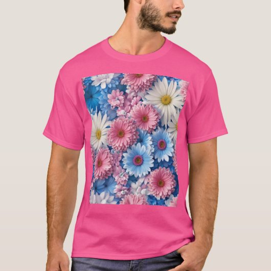 花付きtシャツデザインコレクション tシャツ (正面)