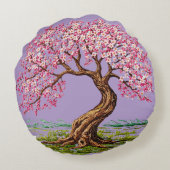 花仲間：着物ガール&子犬の丸ピル ラウンドクッション (裏面)