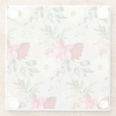 花伝統的ヴィンテージコースター ガラスコースター (裏面)