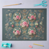 花伝統的切り 薄葉紙 (クラフト)