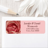 花住所 シールピンクローズ ラベル (インサイチュ)