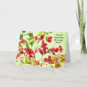 花信仰バイブル聖句祈りの言葉カード送信 カード (正面)