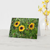 花信心の黄色い花サンキューカード カード (黄色い花)