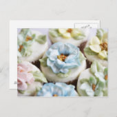 花入れ式のカップケーキ ポストカード (正面/裏面)